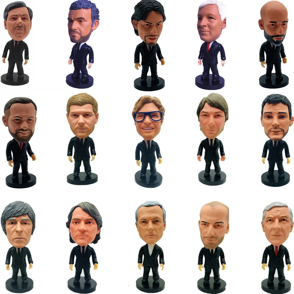 action figures toys mini figure toys mini dolls toys Soccer Stars in Formal Attire Figurines Miniature Action Figures Dressed in Tuxedos for Display