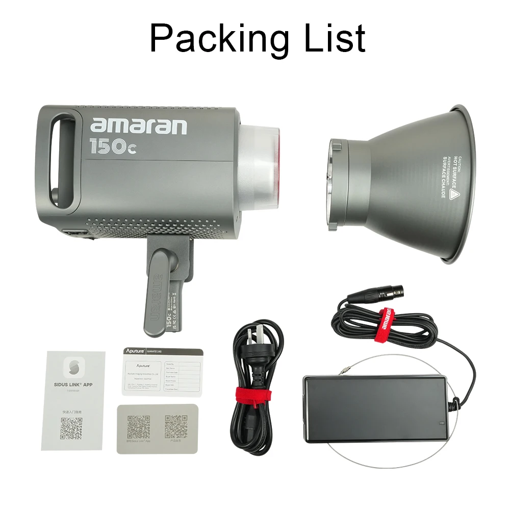 amaran 150C RGBWW LED Video light Photography lights 2500K-7500K for Live Streaming Photo Video Recording by Aputure 6