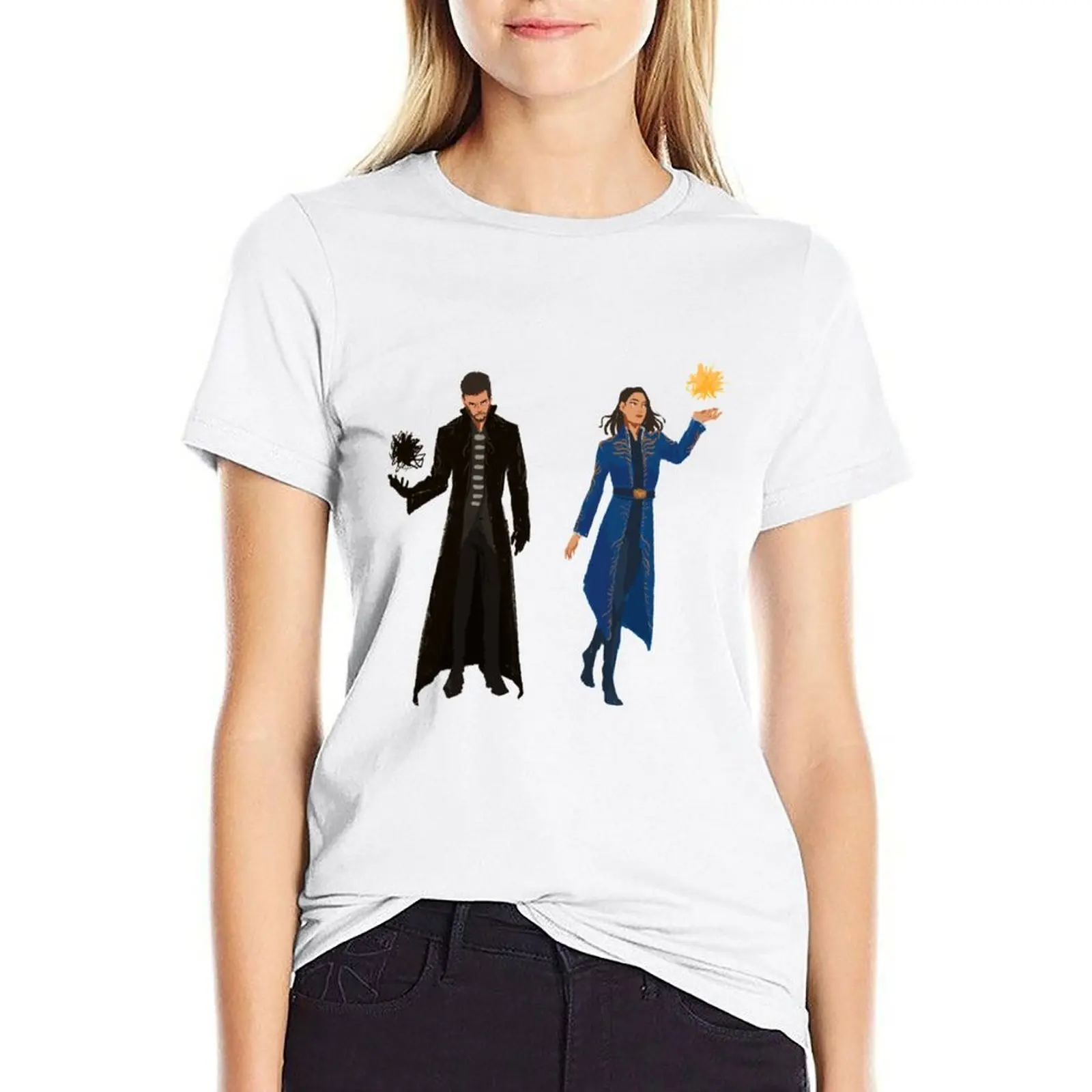 

Darklina T-shirt funny summer tops Short sleeve tee Women's clothing
