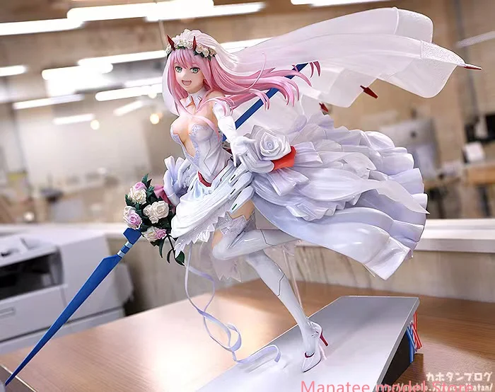 

Сувенирная оригинальная экшн-фигурка халинг во Фране, два свадебных платья, 1/7 ПВХ, аниме Модели игрушек, коллекционная кукла, подарок, 27 см