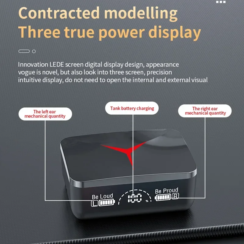 TWS M90 Bluetooth Earphones Wireless Headphones Touch Control Gaming Headsets HIFI Stereo Sound Noise Reduction With Mic 3