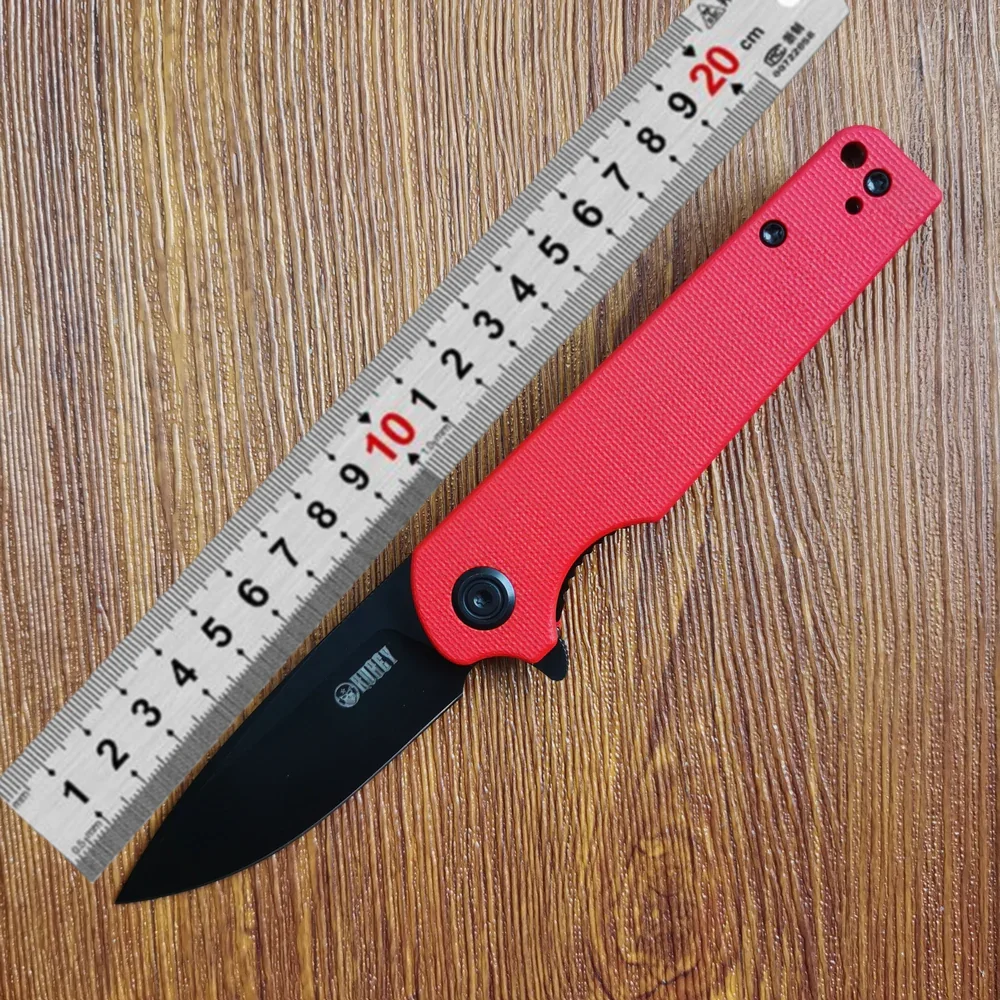 

Kubey knife ku233 Folding Knife G10 Handle D2 steel blade EDC knife