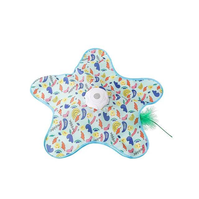 Automatic Wireless Smart Cat Toy 360° Rotation Smart Sensor Hide and Seek Cat Toy Artificial Feathers Cat Toy Pet Supplies ﻿ 5