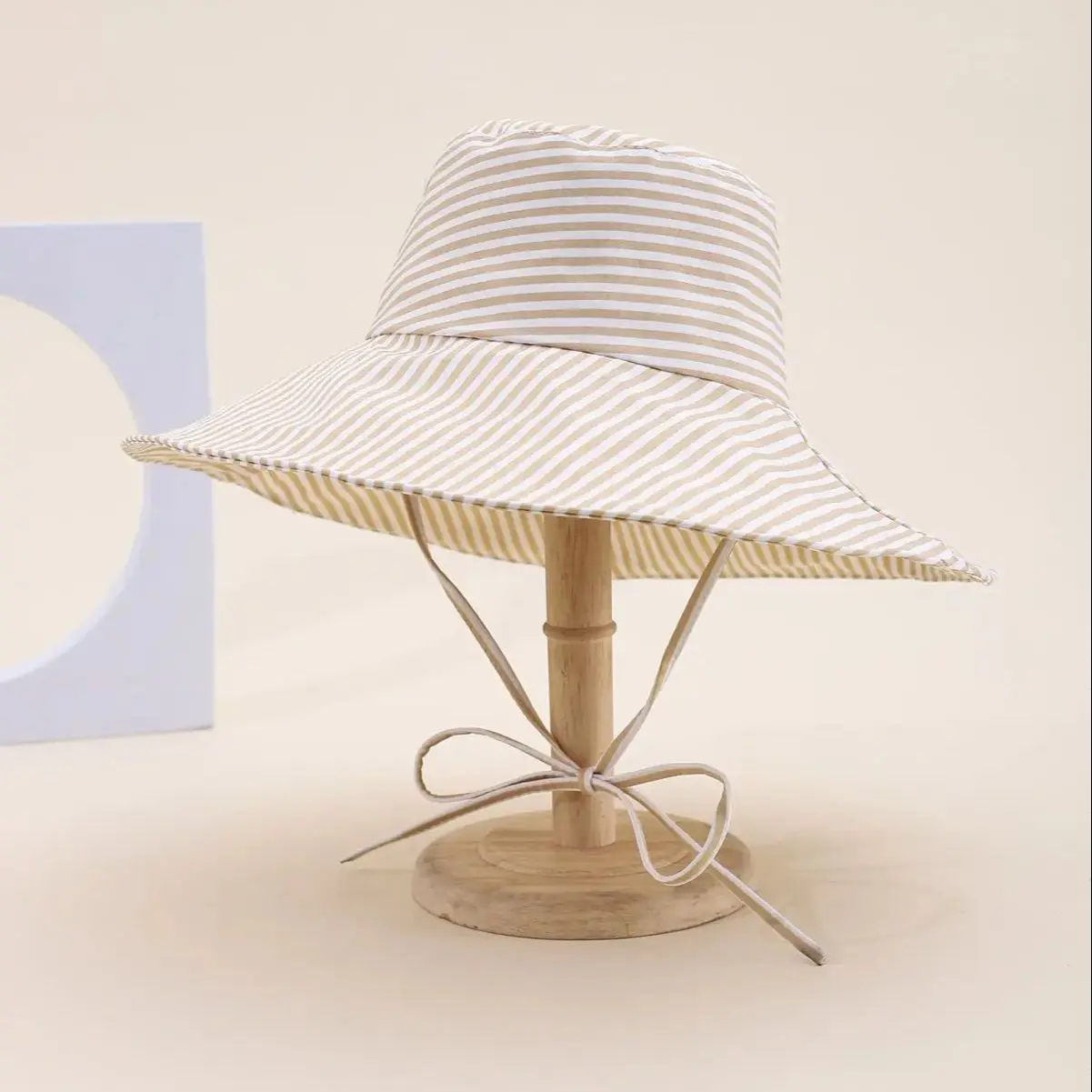 Bucket Hat sun hat women bucket hat women hat for Women Leisure Foldable Striped Printed Sunshade for Beach Sun Protection