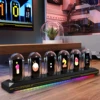 1PC Nixie Tube RGB Retro Digital Clock Light, IPS Glows Analog Clock, Support Wi-Fi Time Calibration, APP Control, Wheather Mode 1