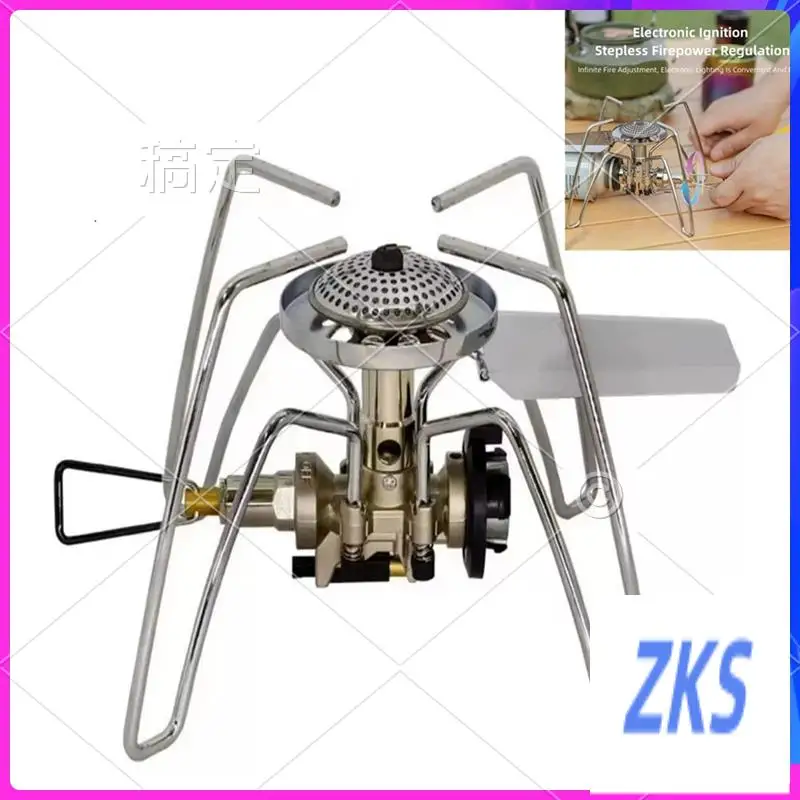 ZZ-Outdoor Ultralight Camping Gas Stove 3