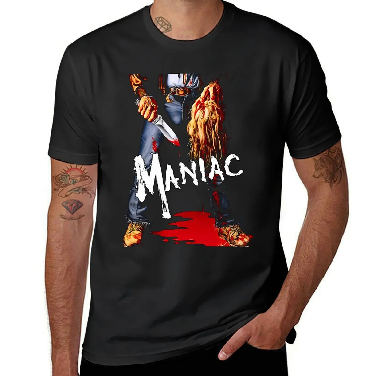 Maniac T-shirt sublime customizeds aesthetic clothes customs men t shirts