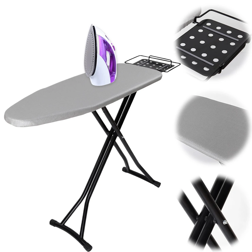 Heavy-Duty Adjustable Folding Ironing Board – Heat-Resistant Cover 1