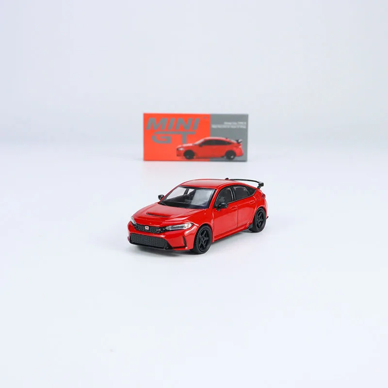 

MINI GT Diecast 1:64 Scale Civic Type R Alloy Car Model Collection Souvenir Display Ornaments Vehicle Toy