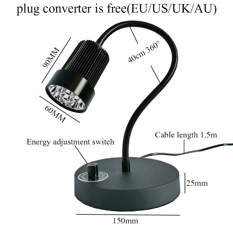 Resina de Óleo Lâmpada Ultravioleta Cura Luz 365nm 395nm Cola Epóxi Ajustável Verde Tela Circuito Placa Solda Reparo 405nm uv Led 3 Computers & Electronics