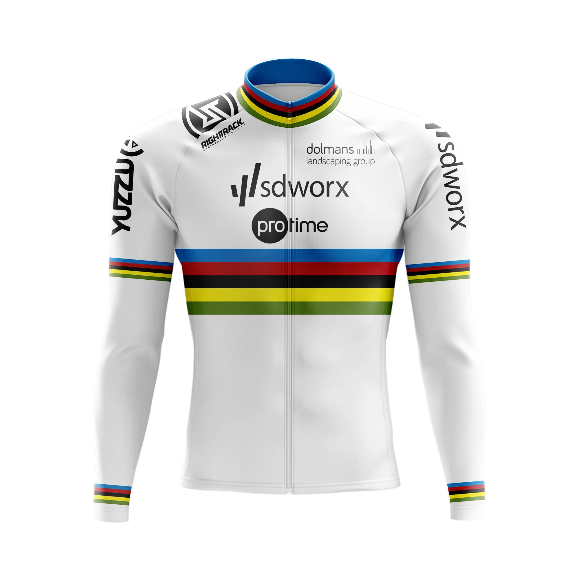 thumbnail image 1 of Jersey de ciclismo de invierno Champ SDWorx Chaquetas térmicas de manga larga de polar Protime Ropa de ciclismo de carretera RightTrack, 1 of 4