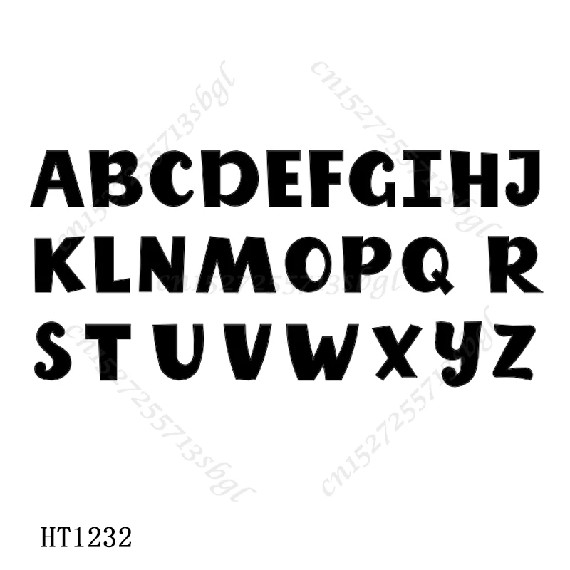 

Пресс-формы алфавита-новая форма для высечки и дерева, HT1232 подходит для стандартных высекальных машин на рынке.