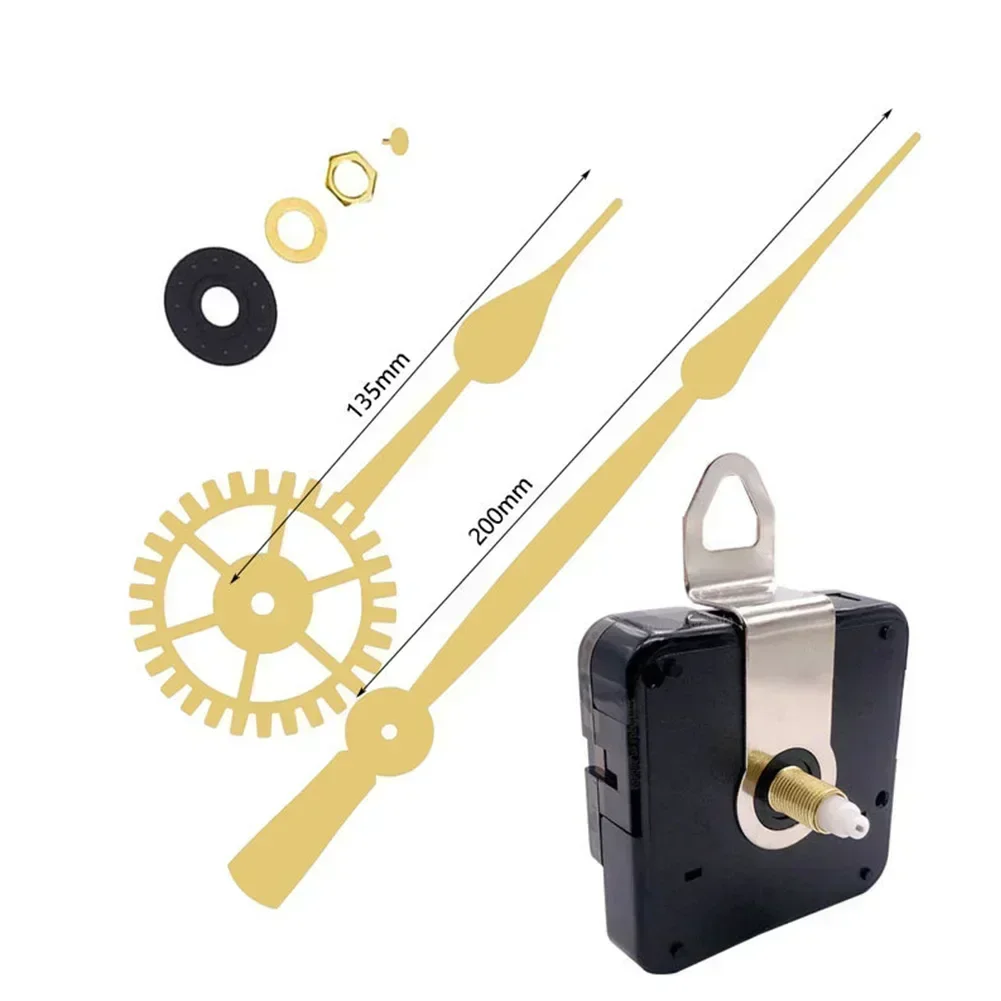 Silent Quartz DIY Mechanism Movement Kits Clock Repair Parts Large Long Hands Clocks Movements High Torque Wall Clocks Replacement Parts