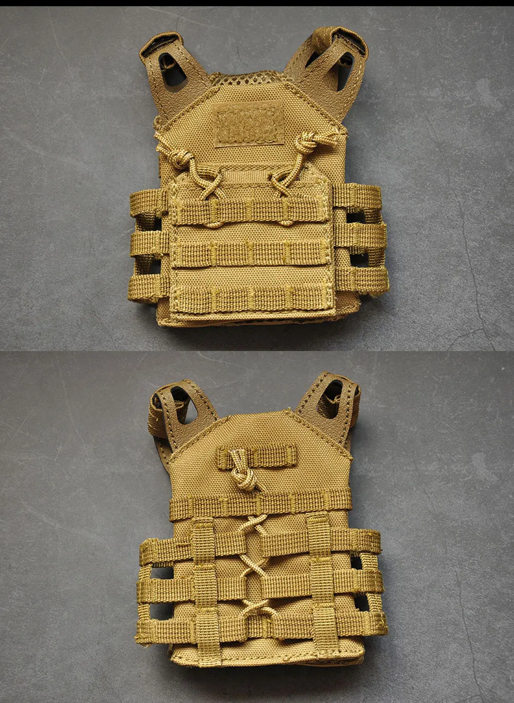 Sinairsoft taktische Premium Bier Militär Molle Mini Miniatur Jagd westen Getränke kühler verstellbare Schulter gurte Weste – Detail 2