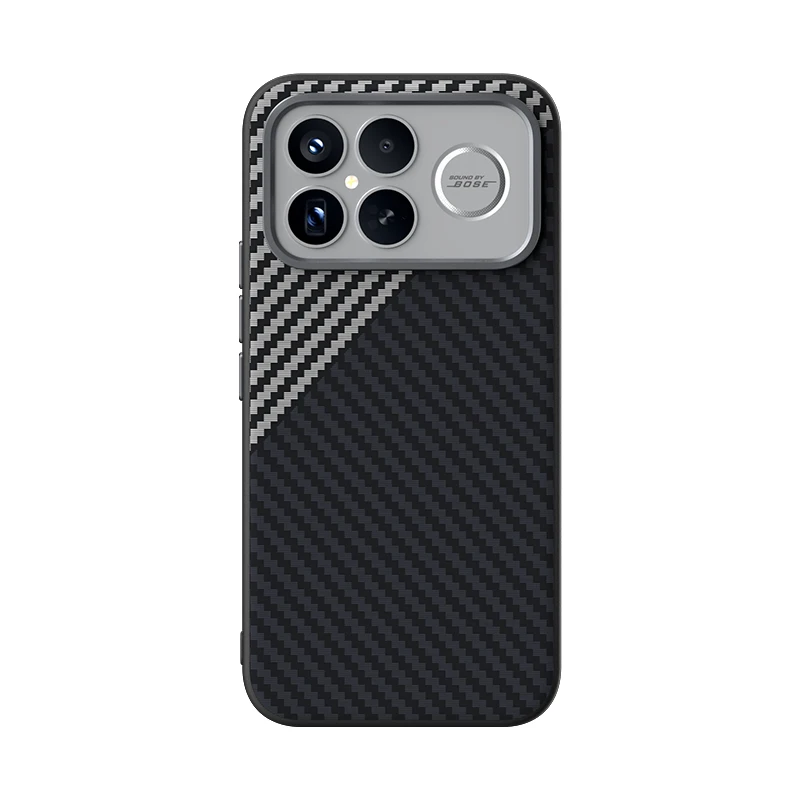 Magnetic Wireless Charging PU Leather Grid Striped Phone Case