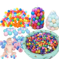50Pcs Ocean Balls Toy Colorful Soft Water Pool Wave Ball Baby Children Funny Eco-Friendly Stress Air Ball Children Sport Gift 1