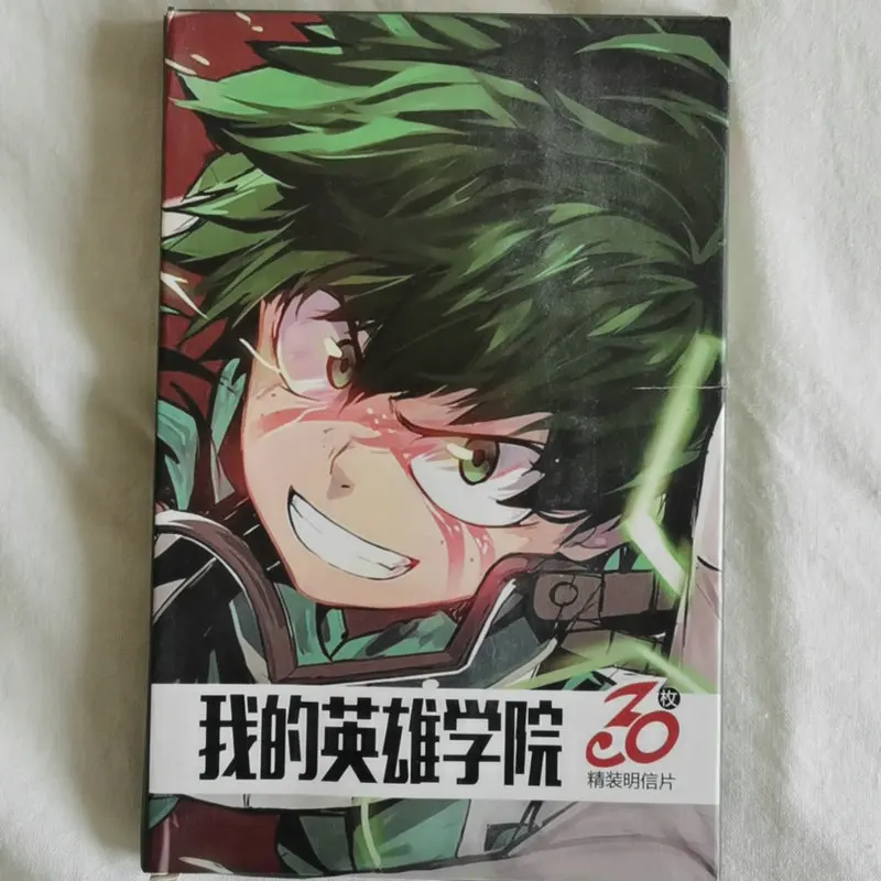 

Аниме открытки Boku no Hero академия, 30 шт., открытка, поздравительная открытка, открытка для сообщений, рождественский подарок, игрушки для детей