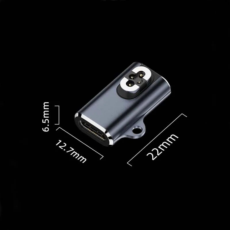 SHOKZ OpenSwim Pro S710용 휴대용 헤드폰 충전기 어댑터 Shokz 마그네틱 커넥터용 USB C 고속 충전 변환기