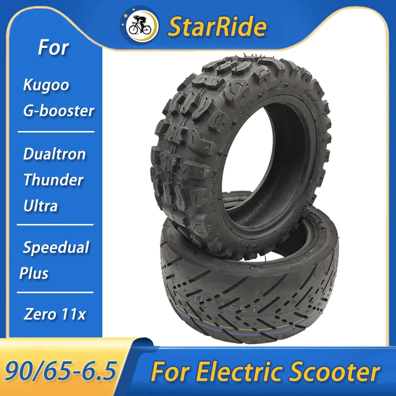 

Обновленная шина Kugoo G-booster Dualtron Thunder Ultra Zero 11x для электрического скутера, модифицированные детали, 11-дюймовая бескамерная шина 90/65-6,5