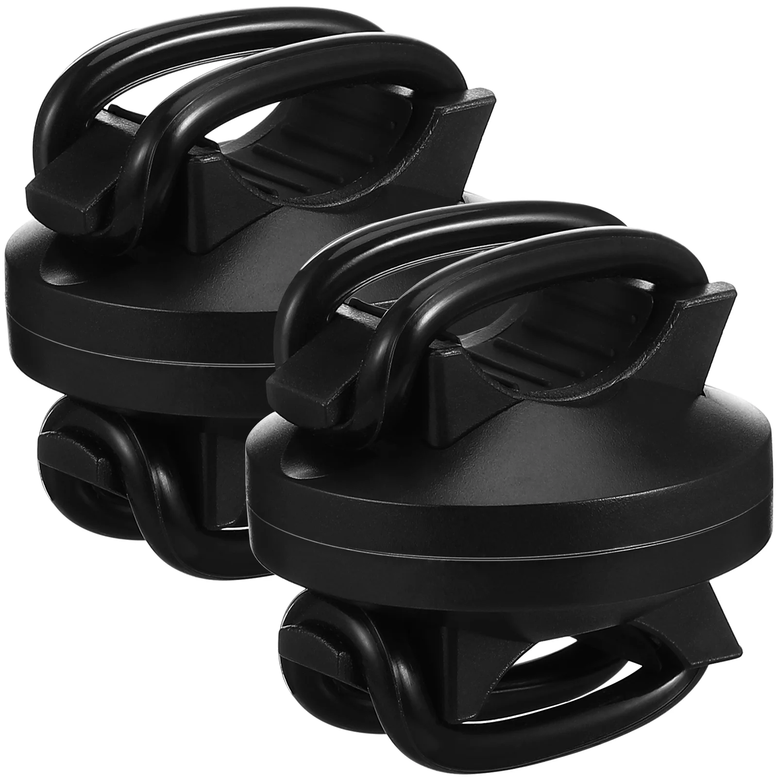 

2 Pcs Torch Brackets Bike Flashlight Mount Mountain Bicycle Accessories Clip Holder