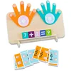 Kids Montessori Toys Wooden Finger Numbers Math Toy Children Counting Early Learning Educational Toys Toddlers Intelligence Game 1
