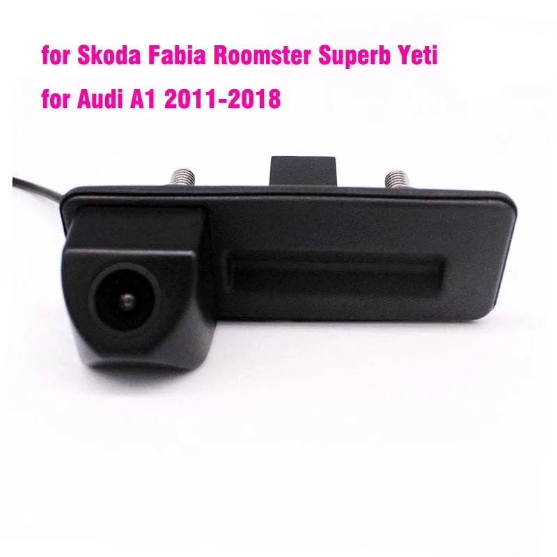 Car Trunk Handle Camera Rear View HD Camera for Audi A1 2011 Skoda Roomster Fabia Superb Yeti