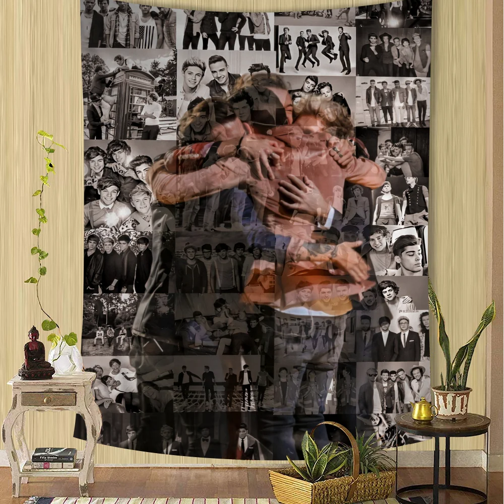 O-one Band Directions Music Tapestry Art Printing Science Fiction Room Home Wall Decor tapestry decor