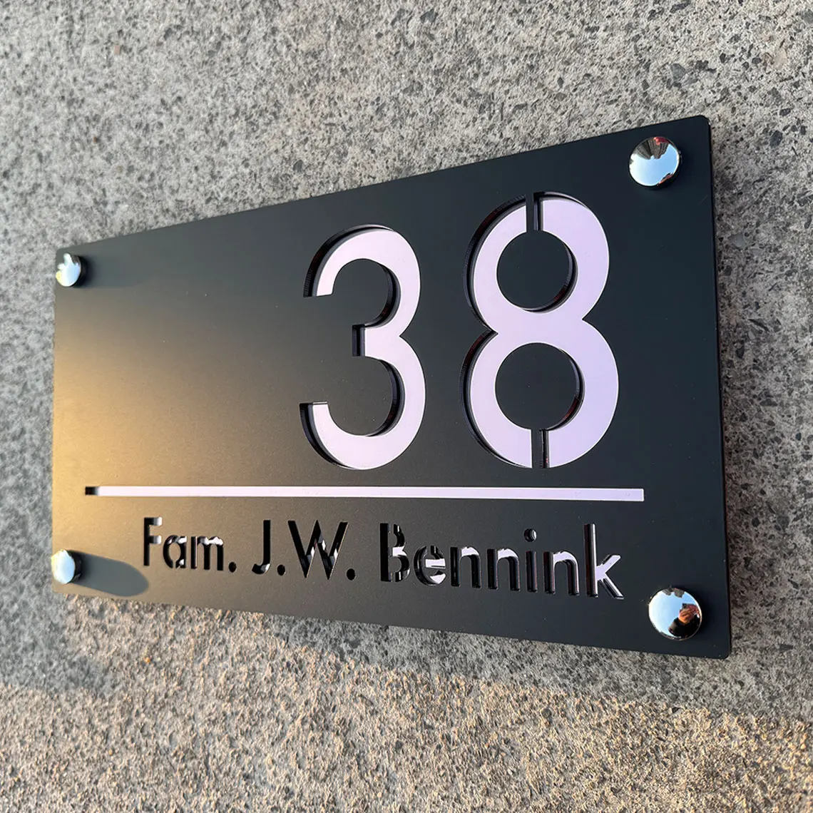 House Number Signs House Numbers Number Plate Personalized Exterior House Number Sign