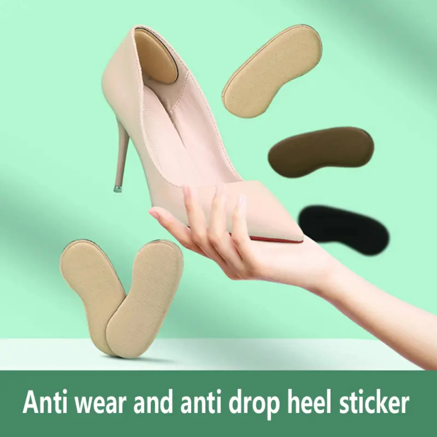 Comfortable and Durable 6pcs Heel Stickers and Cushion Pads for Men Women-Heel Inserts Liner for Pain Prevention Blist