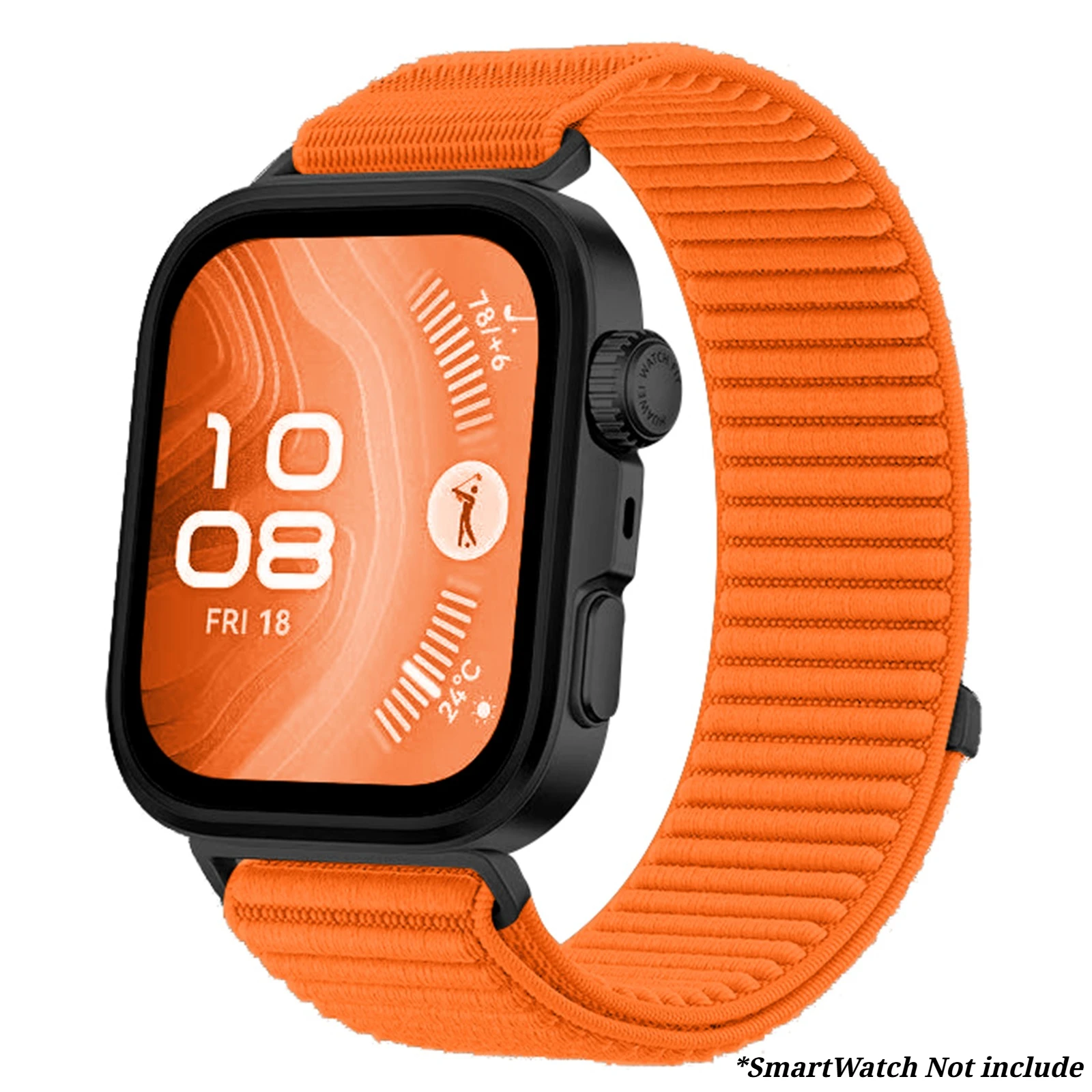 Field Nylon Loop Strap - Woven Sports Smartwatch Wristband Bracelet