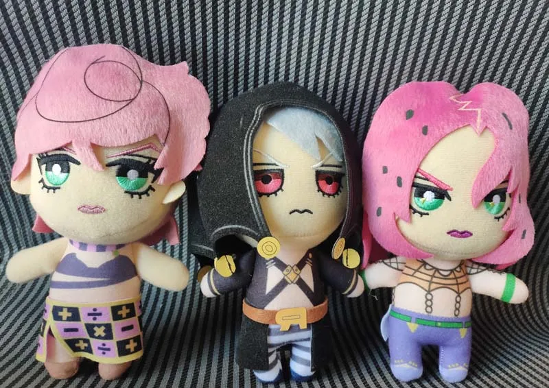 JoJos Bizarre Adventure Part 5 Golden Wind Tomonui vol.5 Plush set of 3 Diavolo