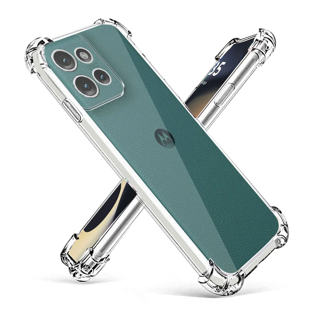 Shockproof Clear TPU Case - Transparent Soft Silicone Protective Cover