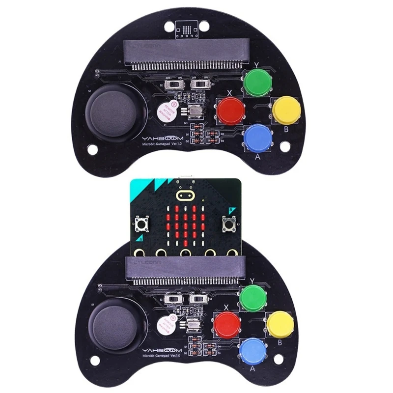 

XXUD BBC-Micro:bit Плата расширения программируемый пульт дистанционного управления игровой джойстик рукоятка DIY Электронный комплект для робота автомобиля