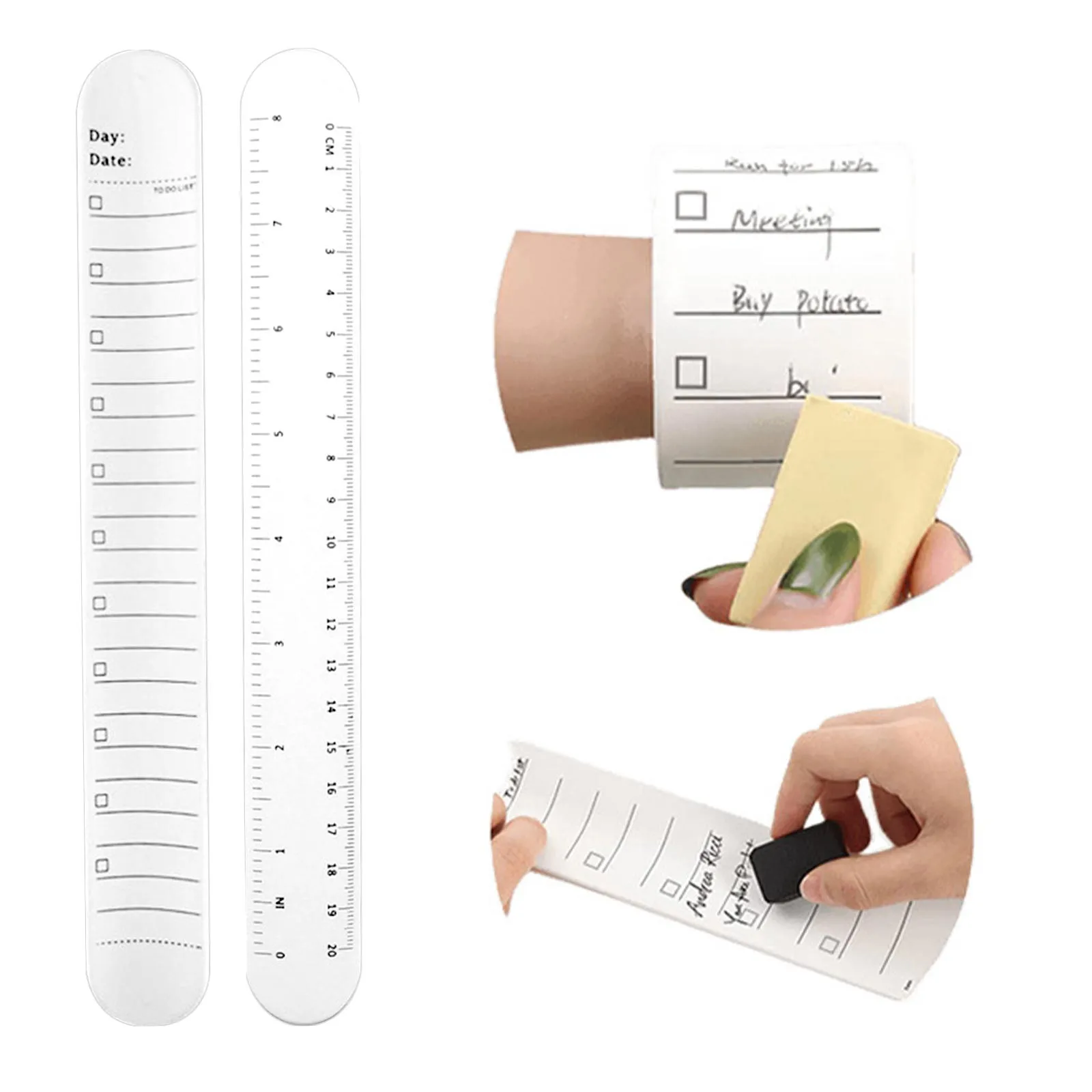 Silicone Snap Ring To Do List Memo Bracelet Jo Do List Erasable Memo Arts And Crafts For Kids Ages 8-12 Girls Drawing silicone do list bracelet