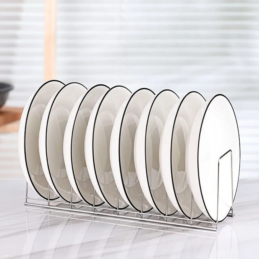 Sleek Stainless Steel Space-Saving Dish Drying Rack