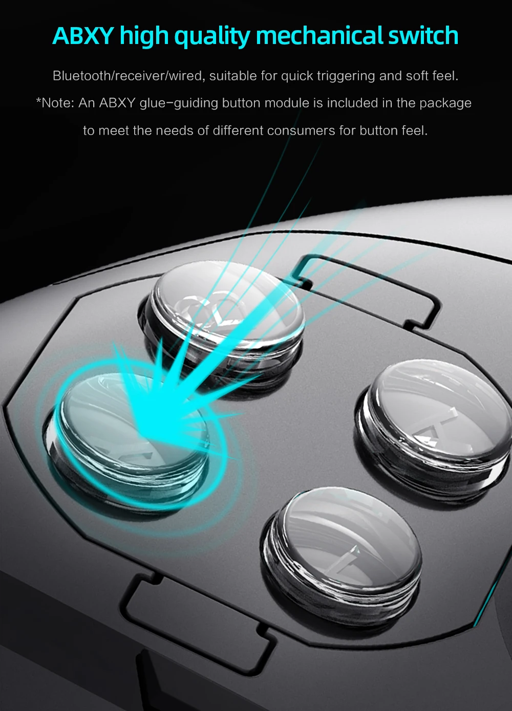 Беспроводной геймпад ThundeRobot G70, Bluetooth-контроллер с двойной ...