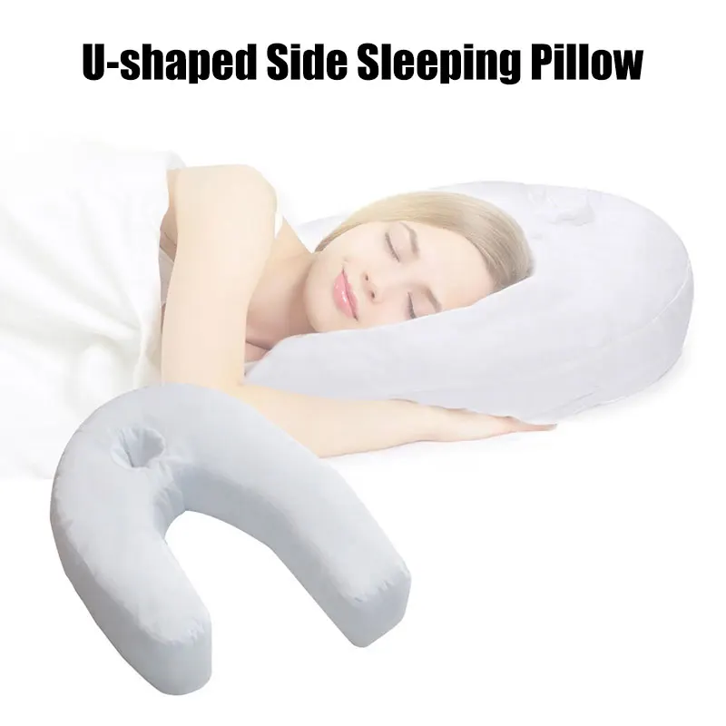 UShaped Side Sleepers Pillow Neck Back Pain Relieve Health Cushion