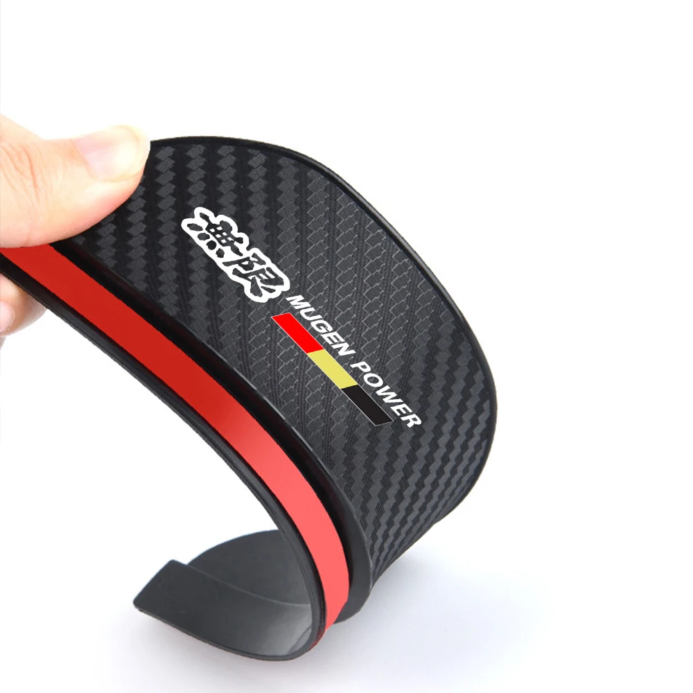 2pcs car rearview mirror carbon fiber rain accessories for Honda mugen power Accord Civic vezel Crv City Jazz Hrv car rearview mirror accessories