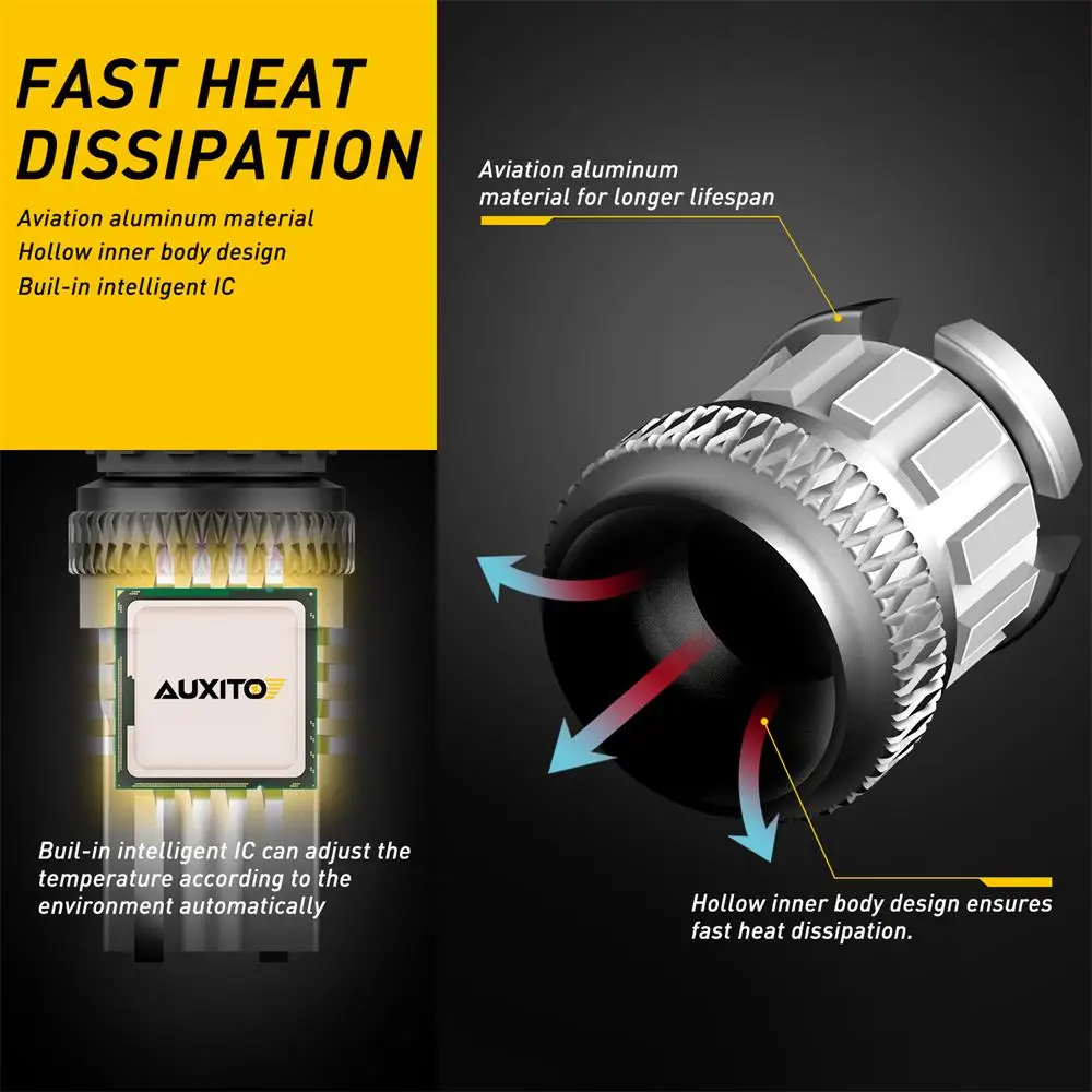 AUXITO LED ĵ , ڵ ׸ ,  ¦, Ʈũ Ʈ,  , 12V, 2x W5W, T10, , ȭƮ, , ο, 194 168