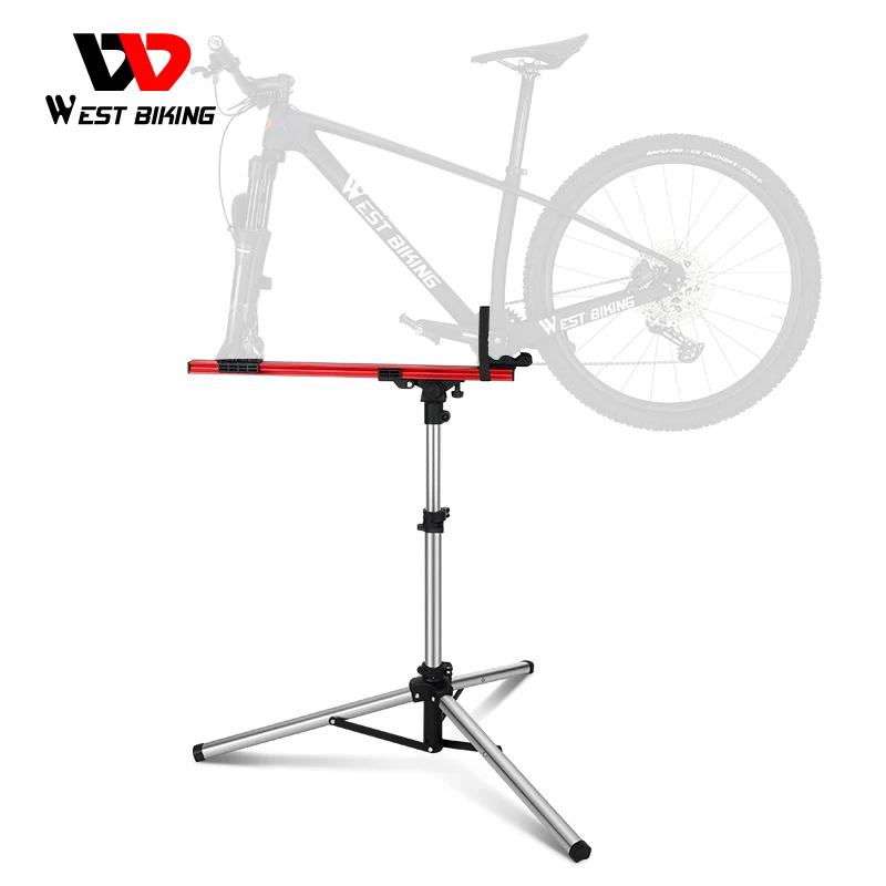 Support D’atelier Vélo WEST BIKING – Pied Réglable 91-148cm, Charge Max 35kg