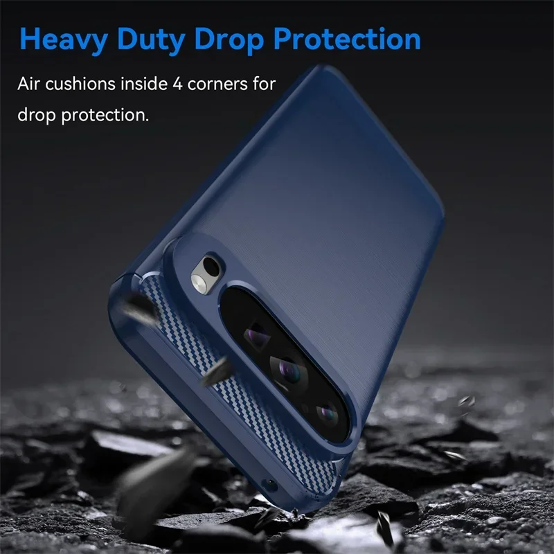 Ultra Slim Carbon Fiber TPU Case - Smooth-Touch Business Bumper Protector Cover