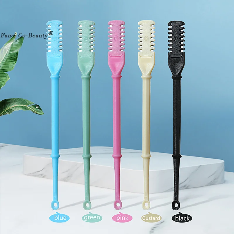 

1/4 Pcs Washable Double Head Nose Hair Trimmer Nose Hair Ear Spoon 360°Rotate Nose Hair Knife Trimmer Stainless Steel
