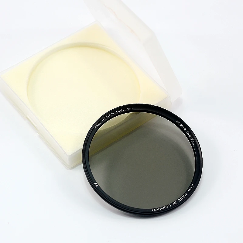 77mm KSM 디지털 XS-PRO MRC 나노 안개 필터 편광/편광 CIR-PL 멀티 코트 보호 카메라 렌즈