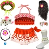 Toddler Baby Girl Cosplay Cartoon Princess Moana Costume Holiday Kids Birthday Party Makeup Ball Clothing Fairy Newborn Clothes Toddler Baby Girl Cosplay Cartoon Princess Moana Costume Holiday Kids Birthday Party Makeup Ball Clothing Fairy Newborn Clothes
