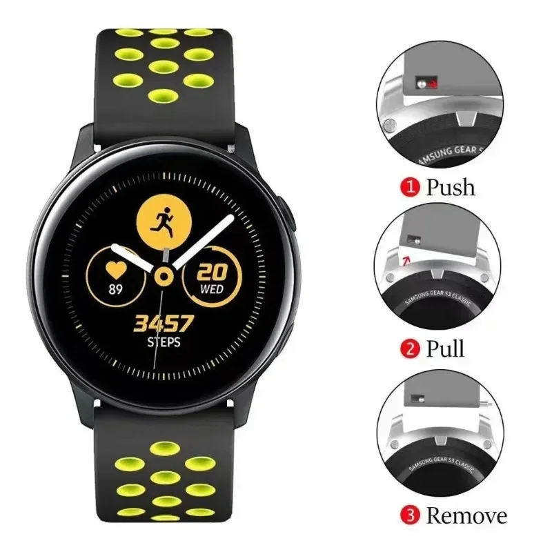 Silicone Sport Watch Band - Premium Smartwatch Accessory Bracelet