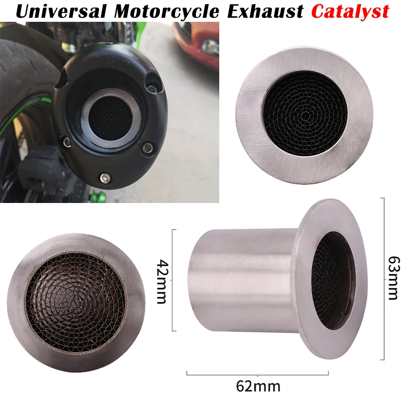 

For Two Brothers Universal Motorcycle Exhaust System Catalyst Catalytic Moto Muffler DB Silencer Silenciador Escape Sistemas