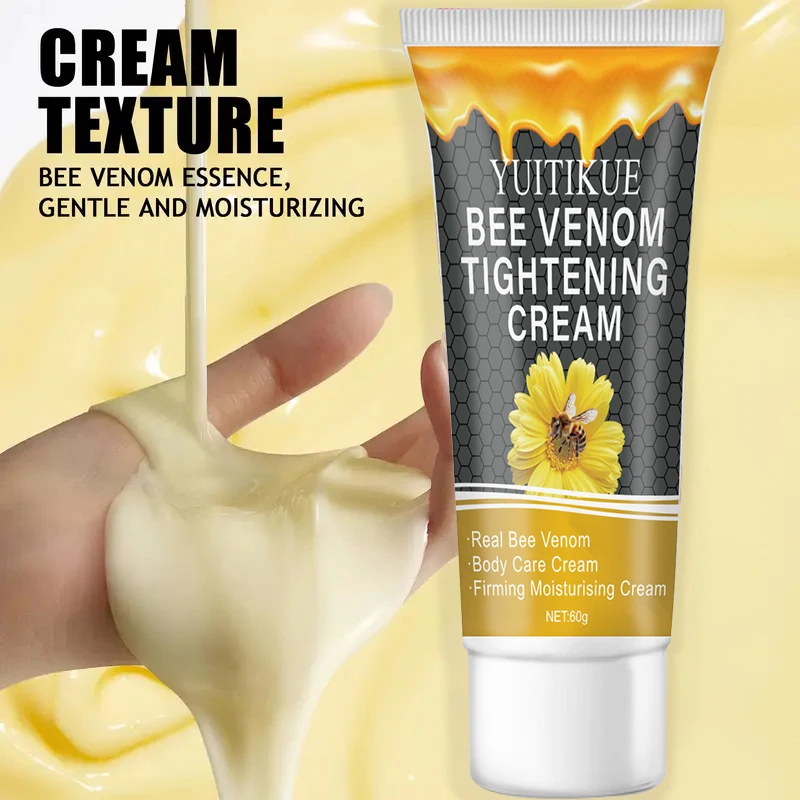 60g Bee Venom Firming Cream - Deeply nourishes and tightens the skin, contains propolis extract, bee venom, honey and hyaluronic
