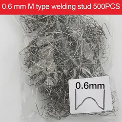 500PCS Hot Stapler Staples Kit for Automotive Plastic Repair and Welding (0.6MM OUTSIDE CORNER)
