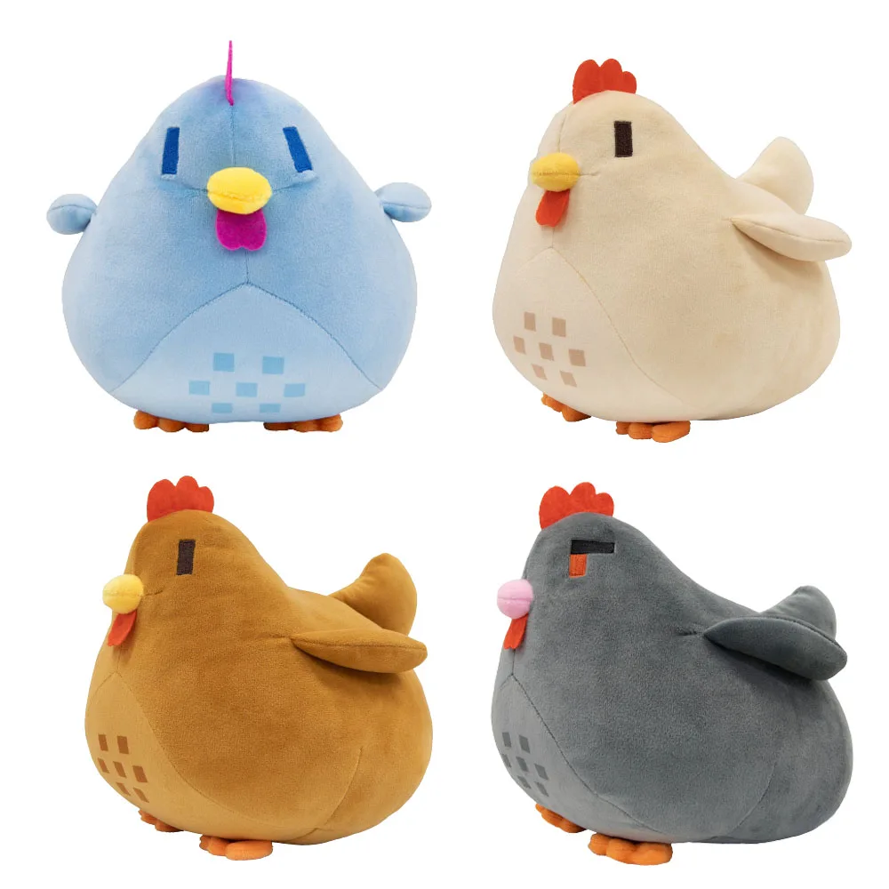 

20cm Stardew Valley Chicken Plush Toy Cute Chick Soft Pillow Star Dew Valley Game Stuffed Doll Plushie Gifts Toys For Kids