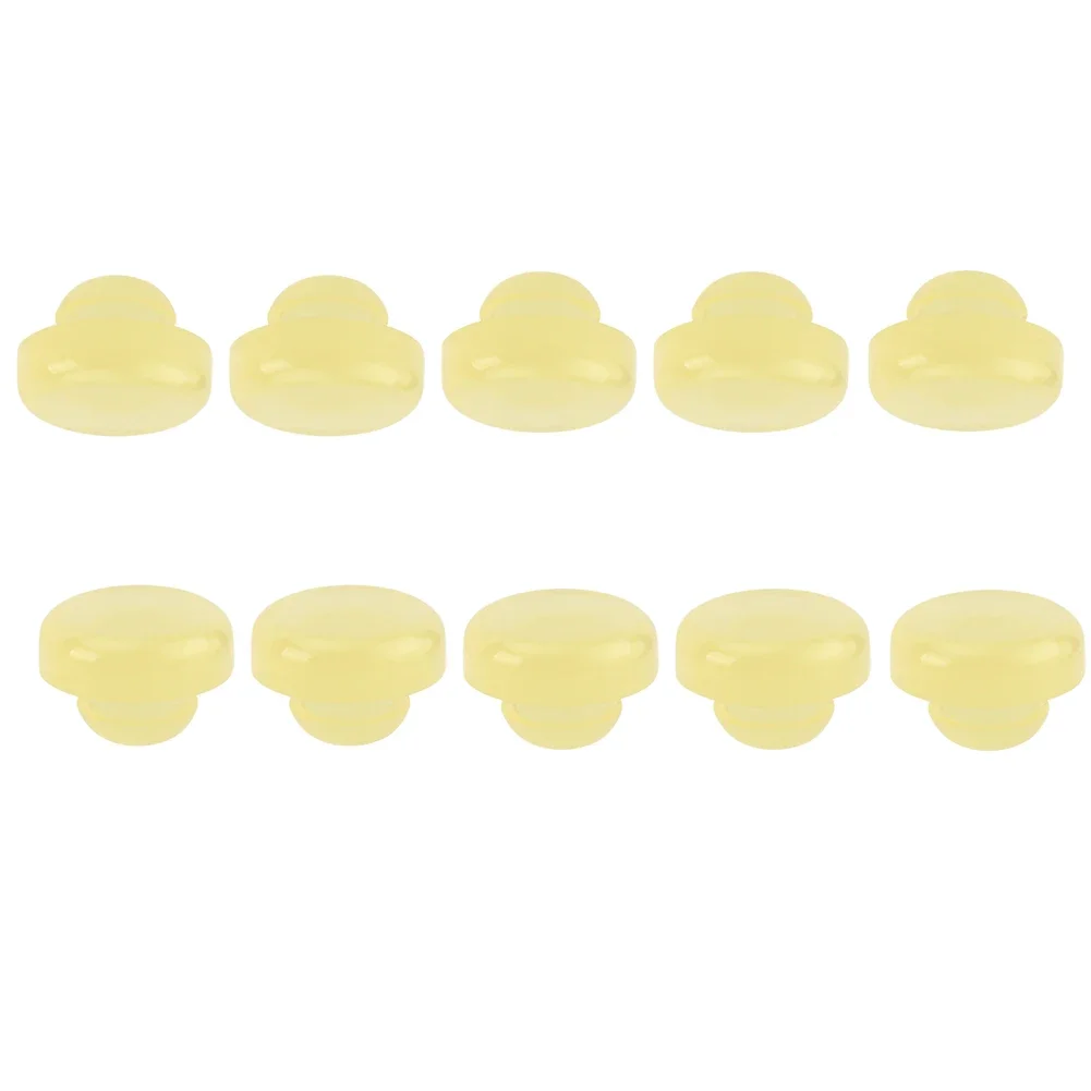 10pcs Brake Clutch Pedal Stopper Pad 46584-S0100 Yellow For Nissan 200SX 240SX 300ZX 350Z For Infiniti G20 G35 G37 I30 J30 brake clutch pedal stopper